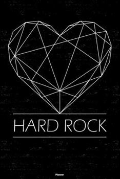 Hard Rock Planner: Hard Rock Geometric Heart Music Calendar 2020 - 6 x 9 inch 120 pages gift