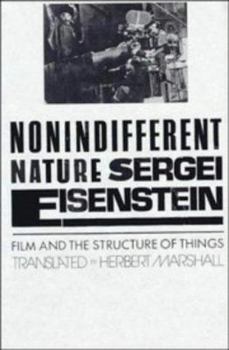 Hardcover Nonindifferent Nature: Film and the Structure of Things (Cambridge Studies in Film) Book