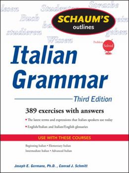 Paperback Schaum's Outline of Italian Grammar Book