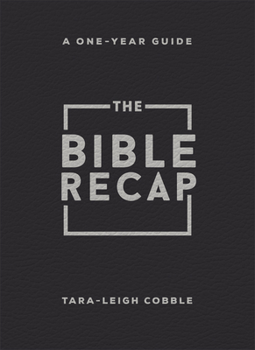 Leather Bound The Bible Recap: A One-Year Guide to Reading and Understanding the Entire Bible, Personal Size - Bonded Leather, Black Book