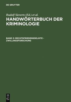 Hardcover Rechtsfriedensdelikte - Zwillingsforschung (German Edition) Book