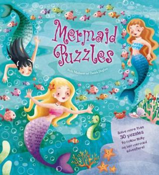 Hardcover Mermaid Puzzles Book