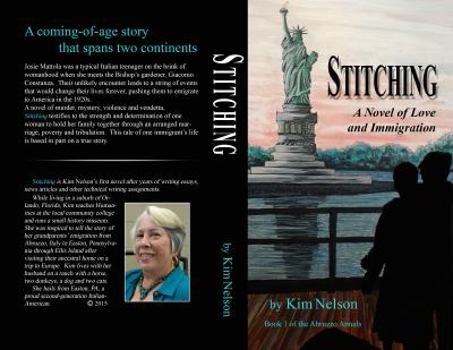 Paperback Stitching: A Novel of Love and Immigration Book