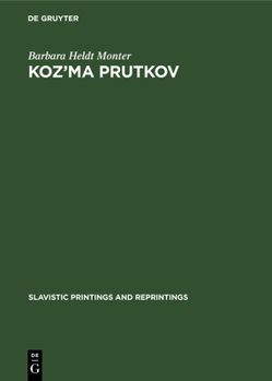 Hardcover Koz'ma Prutkov: The Art of Parody Book