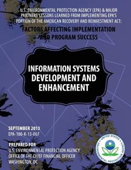 U.S. Environmental Protection Agency (EPA) & Major Partners' Lessons Learned from Implementing EPA's Portion of the American Recovery and Reinvestment ACT: September 2013