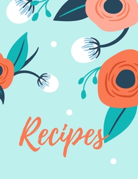 Paperback Recipes: Blank Cookbook To Write In All your Christmas Recipes Book