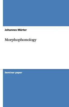 Paperback Morphophonology Book
