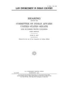 Paperback Law enforcement in Indian country Book