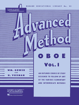 Paperback Rubank Advanced Method - Oboe Vol. 1 Book