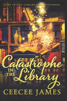 Paperback Catastrophe in the Library [Large Print] Book