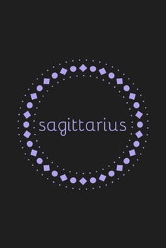 Sagittarius: novelty star sign notebook 6"x9"