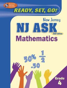 Paperback New Jersey NJ ASK Mathematics, Grade 4 Book