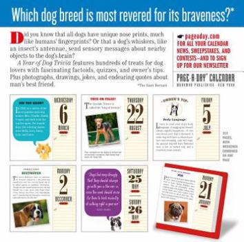 Calendar A Year of Dog Trivia Page-A-Day Calendar 2019 Book