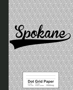 Paperback Dot Grid Paper: SPOKANE Notebook Book
