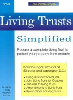 Paperback Living Trusts Simplified: With Forms-On-CD Book