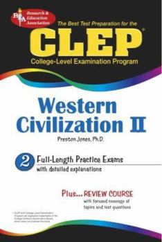 CLEP Western Civilization II w/ TestWare CD - Book  of the REA CLEP Test Preps