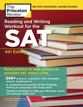 Paperback Reading and Writing Workout for the Sat, 4th Edition Book