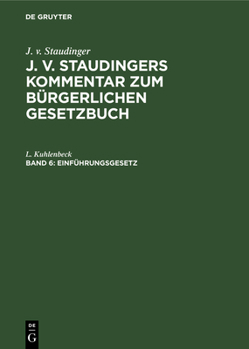 Hardcover Einführungsgesetz [German] Book