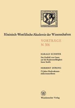 Paperback Der Einfluß Von Gasen Auf Die Reaktionsfähigkeit Fester Stoffe [German] Book