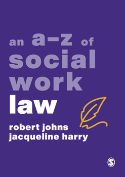 Paperback An A-Z of Social Work Law Book