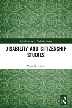Paperback Disability and Citizenship Studies Book