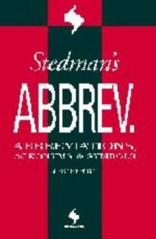 Paperback Stedman's Abbreviations, Acronyms & Symbols Book