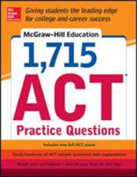 Paperback McGraw-Hill Education 1,715 ACT Practice Questions Book