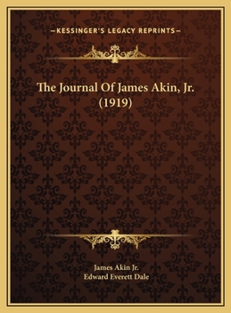 The Journal Of James Akin, Jr.