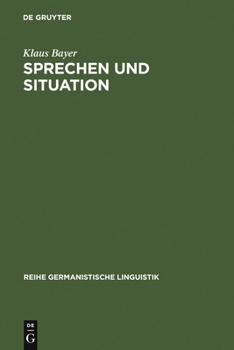 Hardcover Sprechen und Situation [German] Book
