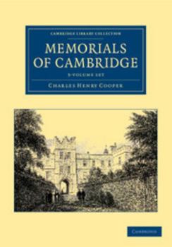 Paperback Memorials of Cambridge 3 Volume Set Book