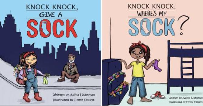 Pair of Books Project: Knock Knock Give a Sock & Knock Knock, Where's my Sock?