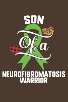 Son Of A Neurofibromatosis Warrior: Neurofibromatosis Awareness Leopard Buffalo Plaid Family Gift