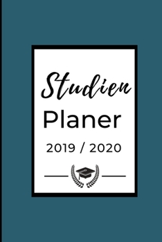 Studien Planer 2019 / 2020: A5 Coole Geschenkidee LINIERT zum Studium Notizbuch f�r Studenten Studienbeginn Erstes Semester Pruefung Geburtstag Terminkalender