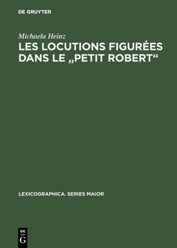 Hardcover Les locutions figurées dans le "Petit Robert" [French] Book