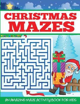 Paperback Christmas Mazes Book