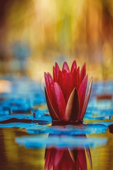 White lotus notebook: Dot Grid 6x9 Dotted Bullet Journal and Notebook 120 Pages for girls and women