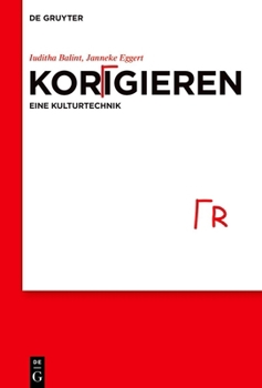 Hardcover Korrigieren - Eine Kulturtechnik [German] Book