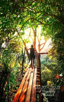 Paperback 2020-2021 Monthly Planner: Simple 2 Year Monthly Calendar Planner Organiser - Extra Bonus Gift inside - 24 Months Agenda Schedule Organizer - Jan Book