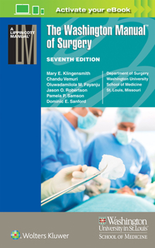 Paperback The Washington Manual of Surgery Book