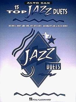 Paperback 15 Top Jazz Duets: Alto Sax Book