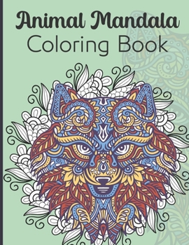 Paperback Animal Mandala Coloring Book [German] Book