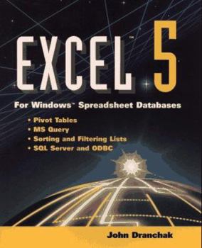 Excel 5 for Windows Spreadsheet Databases