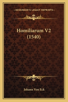 Paperback Homiliarum V2 (1540) [Latin] Book
