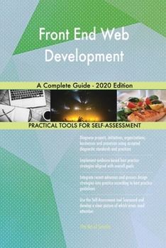 Paperback Front End Web Development A Complete Guide - 2020 Edition Book
