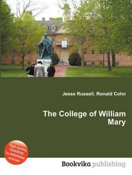 Paperback The College of William Mary Book