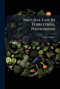 Paperback Natural Law In Terrestrial Phenomena Book