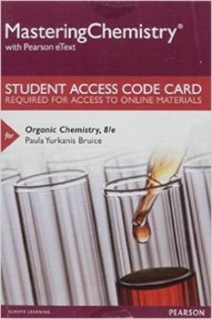 Hardcover Mastering Chemistry with Pearson Etext -- Standalone Access Card -- For Organic Chemistry Book