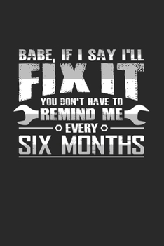 Paperback Fix it: 6x9 DIY - lined - ruled paper - notebook - notes Book