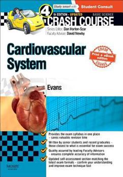 Paperback Crash Course Cardiovascular System Updated Print + E-Book Edition Book