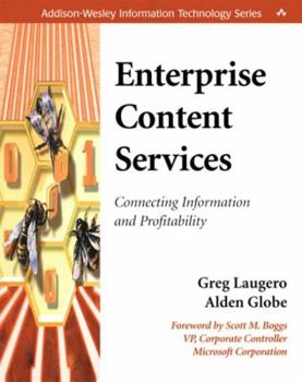 Paperback Enterprise Content Services: Connecting Information and Profitability Book